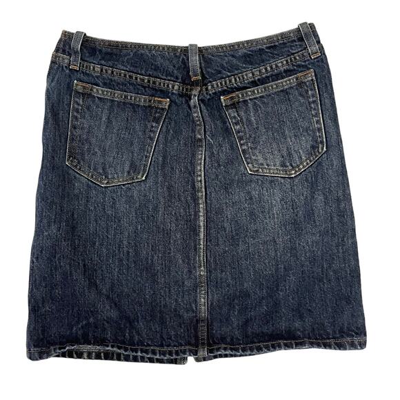 J. Crew Womens Size 2 Front Slit Mini Denim Jeans Skirt 27" Waist x 17" Long - Picture 13 of 16